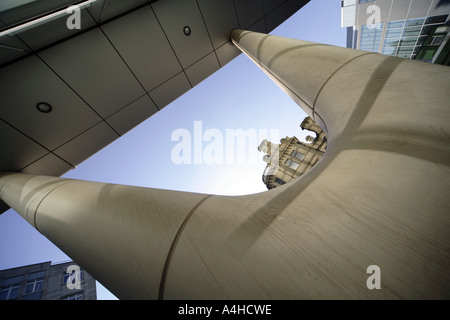 Weitwinkeleinstellung von Nummer eins Spinningfields Deasgate Manchester UK Stockfoto