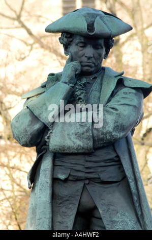 John Howard Statut in Bedford uk Gefängnis Reformer Stockfoto