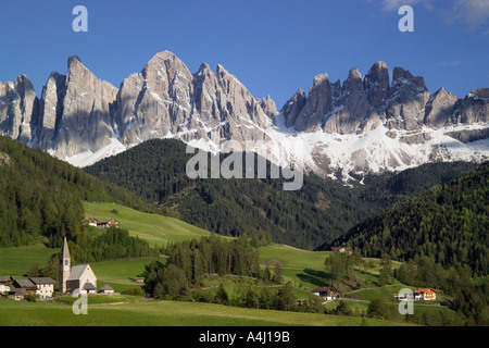 St. Maddalena 'Val di Funes' Alto Adige Trentino Italien Stockfoto