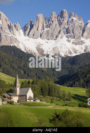 St. Maddalena 'Val di Funes' Alto Adige Trentino Italien Stockfoto