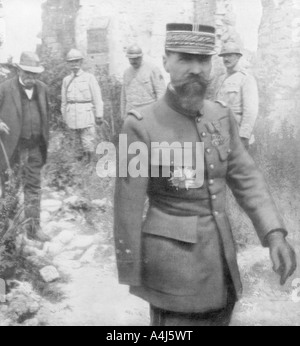 Georges Clemenceau und Allgemeine Gouraud, 6. Juli 1918. Artist: Unbekannt Stockfoto