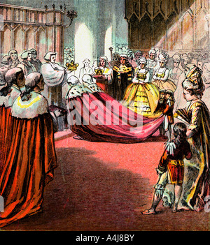 "Krönung von George III., 1761, (c 1850). Artist: Unbekannt Stockfoto