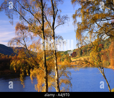 GB - Schottland: Herbst am Loch Tummel Stockfoto