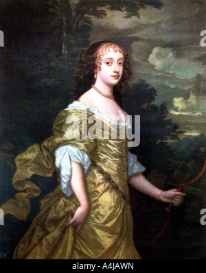 Portrait von Frances, Herzogin von Richmond, c 1662-1665. Artist: Peter Lely Stockfoto