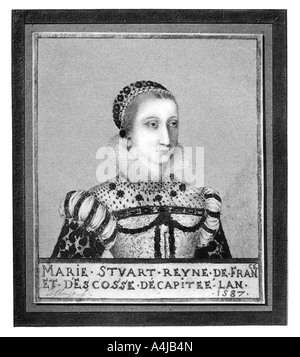 Maria, Königin der Schotten, 1587, (1896). Artist: Unbekannt Stockfoto