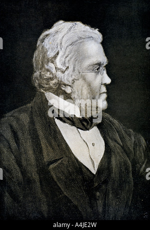 William Makepeace Thackeray, englischer Schriftsteller des 19. Jahrhunderts (1911). Artist: Unbekannt Stockfoto