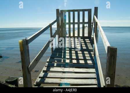 Bayou la Batre, Alabama - Steg Stockfoto