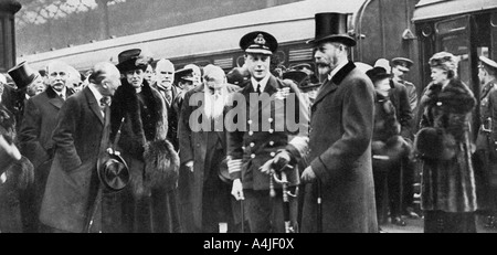 Der Prinz von Wales auf dem Weg nach Australien, 1920. Artist: Unbekannt Stockfoto