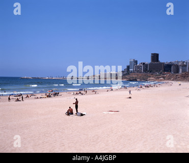 Ramlet Al Bayda Strand, Beirut, Beyrouth Governorate, der Libanesischen Republik Stockfoto