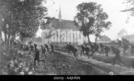 Russische Truppen in der Verwirrung, Ternopil, Ukraine zurückziehen, Erster Weltkrieg, 1. Juli 1917. Artist: Unbekannt Stockfoto