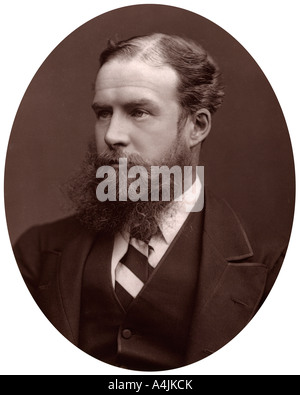 Sir John Lubbock, Bart, MP, FRS, Vizekanzler der Universität London, 1877. Artist: Sperren & Whitfield Stockfoto