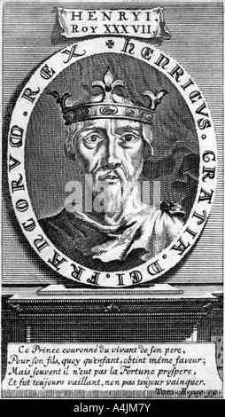 Heinrich I., König von England. Artist: Unbekannt Stockfoto