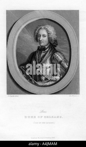 Louis von Bourbon, Herzog von Orleans, (1849). Artist: J Braun Stockfoto