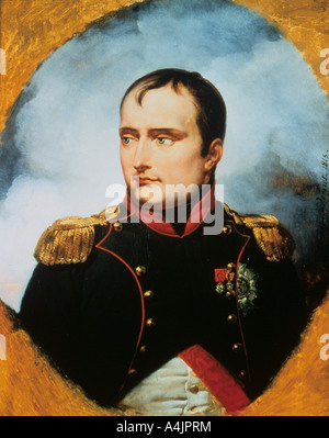 "Der Kaiser Napoleon I.", 1815. Schöpfer: Émile Jean-Horace Vernet. Stockfoto