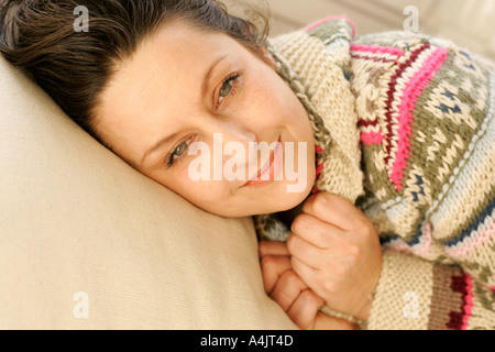 Reife frau portrait Stockfoto