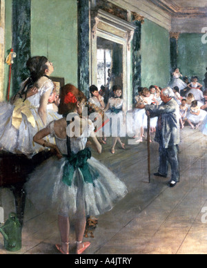 "Dance Class', 1874. Künstler: Edgar Degas Stockfoto