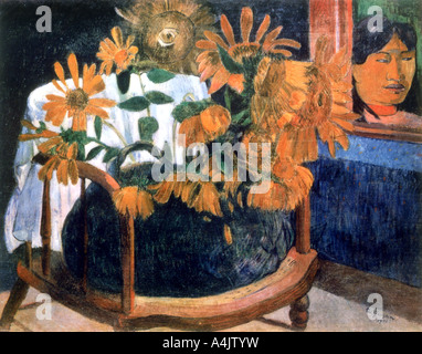 Der unflowers', 1901. Artist: Paul Gauguin Stockfoto