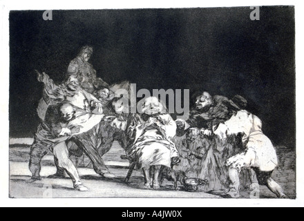 "Treue", 1819-1823. Künstler: Francisco Goya Stockfoto