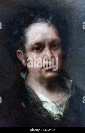 "Self Portrait", 1815. Künstler: Francisco Goya Stockfoto