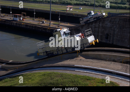 Panama-Kanal Mule, Republik Panama Stockfoto