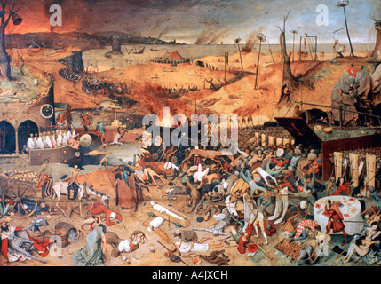 "Der Triumph des Todes', c 1562. Künstler: Pieter Brueghel der Ältere Stockfoto