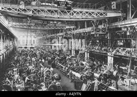 Die Krupp gun factory Nummer 1, Essen, Deutschland, Weltkrieg, 1917. Artist: Unbekannt Stockfoto