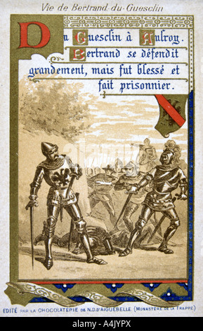 Szene aus dem Leben von Bertrand du Guesclin, (19. Jahrhundert). Artist: Unbekannt Stockfoto