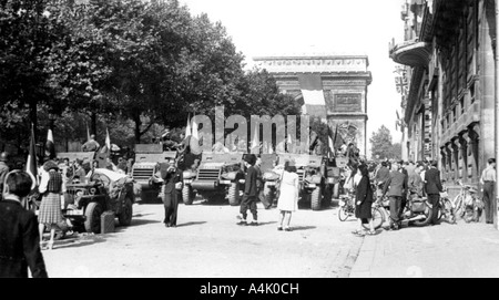 Die Befreiung von Paris, August 1944. Artist: Unbekannt Stockfoto