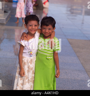 Menschen in Myanmar Stockfoto