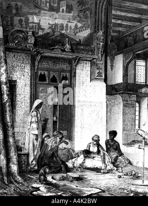 "Harem in einem Kalifen Mansion', 1880. Artist: Unbekannt Stockfoto