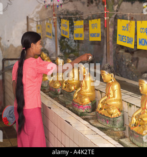 Menschen in Myanmar Stockfoto