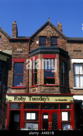 Ruby Dienstag Restaurant und Bar Stranmillis Straße Belfast Nordirland Vereinigtes Königreich UK Europe Stockfoto