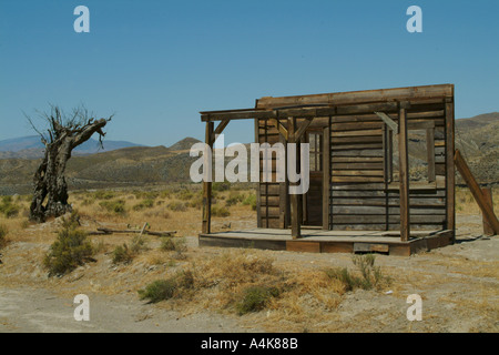 Mock Fassade aus alten Film inmitten einer Wüste Andalusien Spanien Stockfoto