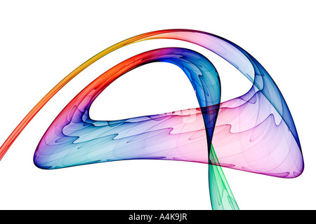 Bunte 3D gerendert abstrakten Hintergrund Stockfoto