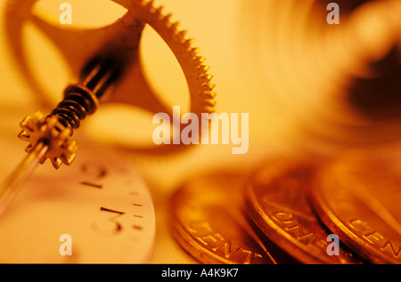 Zeit ist Geld-Konzept Stockfoto