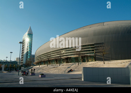 Pavilhao Atlantico im Parque Das Nacoes in Lissabon Stockfoto