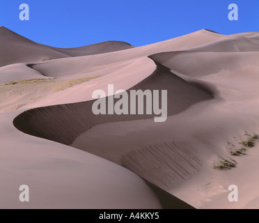 Sanddünen Great Sand Dunes National Monument Colorado USA Stockfoto