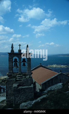 Nostra Se Ora De La Barca-Kirche auf dem R ein de-Carami als an der Küste von Tod Galizien Spanien Stockfoto