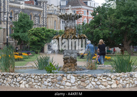 Brunnen, Forbury Gärten, Reading, Berkshire, England Stockfoto