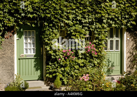 Erhalten industrielle Wohnsiedlung Margarethenhöhe, Essen, Nord-Rhein-Westfalen, Deutschland. Stockfoto