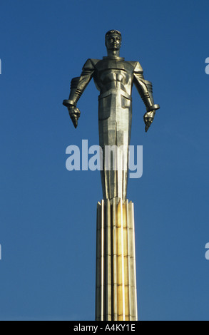 Denkmal für Yuri Gagarin Russland s erste Mann im Raum Moskau Russland Stockfoto