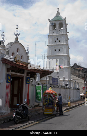 Die Kampung Kling Moschee auf Jalan Tokong EMAS in Chinatown Malacca Stockfoto