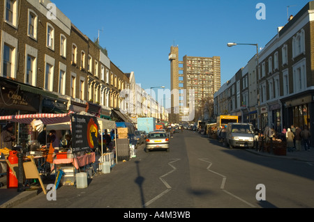 Golborne Road in West London England UK Stockfoto