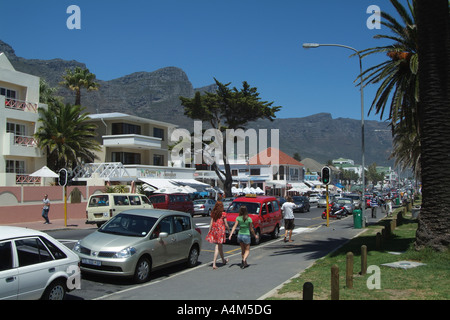 Camps Bay Badeort Kapstadt Südafrika RSA Stockfoto