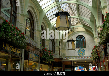 Royal Arcade Shopping Centre, Gentlemans gehen, Norwich, Norfolk, England, Vereinigtes Königreich Stockfoto