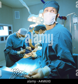 Ärzte die Operation Stockfoto