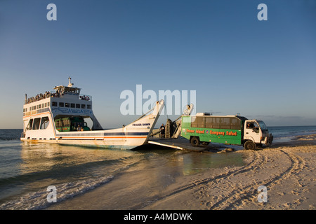 Fraser Island Fähre - Fraser Island, Queensland, Australien Stockfoto