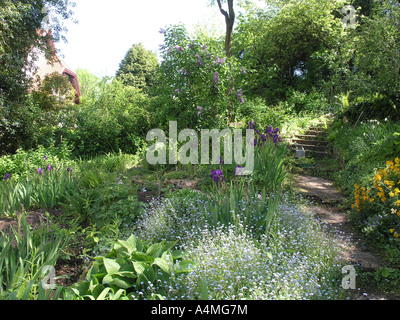 Hausgarten im Mai Stockfoto