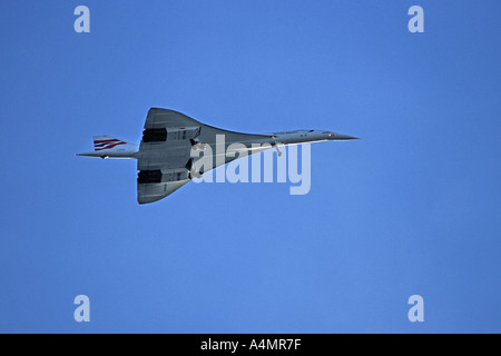 CONCORDE A British Airways Concord nach Heathrow drauf s Finale Linienflug Oktober 2003 London A Design Classic Stockfoto