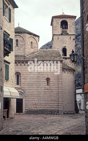 St. Maria Kirche (Sv. Marija), Altstadt von Kotor, Montenegro Stockfoto